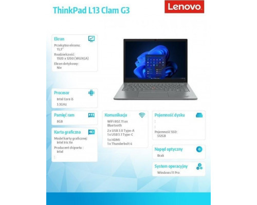 Laptop Lenovo ThinkPad L13 G3 (21B30016PB)