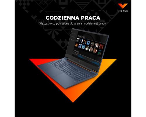 Laptop HP Victus 16-e0121nw Ryzen 5 5600H / 8 GB / W11 / 512 GB / RTX 3050 (5A5H3EA)