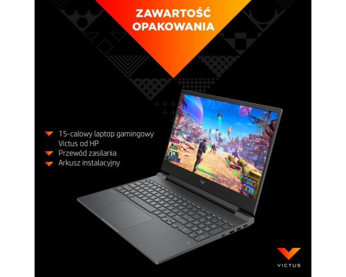 Laptop HP Victus 15-fa0145nw i5-12450H / 8 GB / 512 GB / W11 / RTX 3050 (715U8EA)