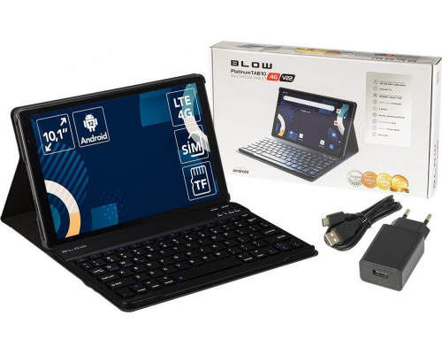 Планшет Blow Tablet BLOW 10.1" PlatinumTAB10 V11 4G V22 IPS 4GB/ LTE GPS + etui z klawiaturą Bluetooth