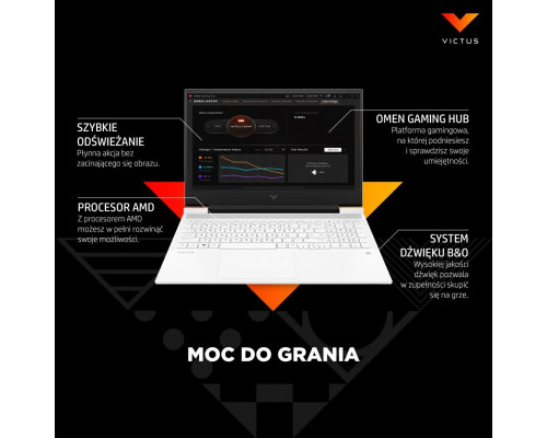 Laptop HP Victus 16-e0212nw Ryzen 7 5800H / 16 GB / 1 TB / W11 / RTX 3060 / 144 Hz (4P4C4EA)