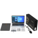 Laptop Prestigio Prestigio SmartBook 141 C6, 14.1"(1366*768) TN, Windows 10 Pro, up to 2.2GHz DC AMD A4-9120e, 4/128GB, BT 4.2, WiFi, USB 3.0, USB 2.0, USB-C, HDD 2.5" slot, MicroSD card slot, mini HDMI, 0.3MP cam, EN kbd, 7.4V@5000mAh bat, Meta