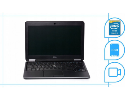 Laptop Dell Latitude E7240 Intel Core i5 8GB DDR3 128GB SSD Windows 10 Pro 12.5"
