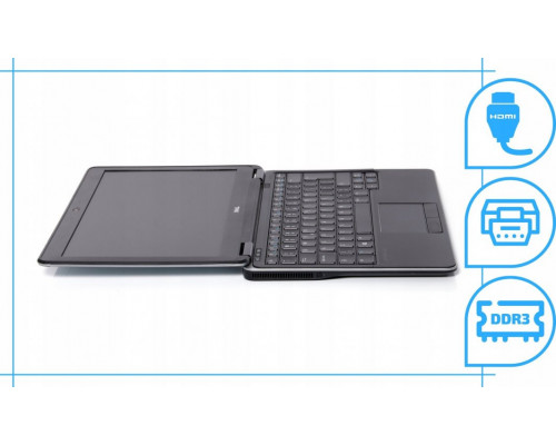 Laptop Dell Latitude E7240 Intel Core i5 8GB DDR3 128GB SSD Windows 10 Pro 12.5"