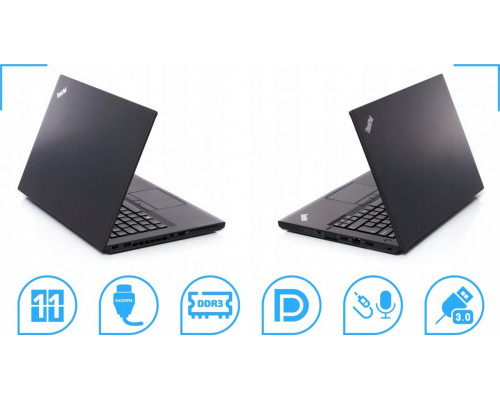 Laptop Lenovo Thinkpad T460 Premium Intel Core i5 16GB DDR3 512GB SSD Windows 11 Pro 14"
