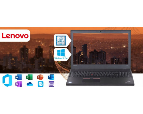 Laptop Lenovo Thinkpad T560 Intel Core i7 8GB DDR3 128GB SSD Windows 10 Pro 15.6"