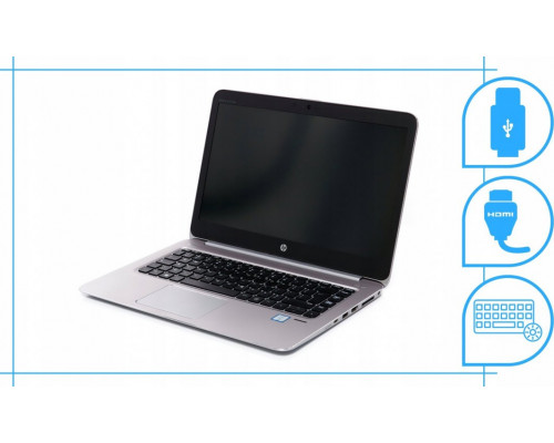 Laptop HP Folio 1040 G3 Intel Core i7 8GB DDR4 128GB SSD Windows 10 Pro 14"