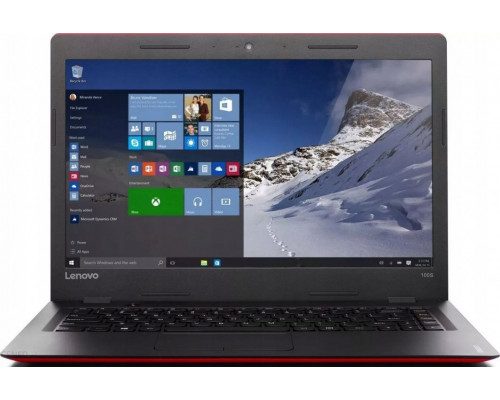 Laptop Lenovo Laptop Lenovo 14" HD Intel Czerwony Windows 10