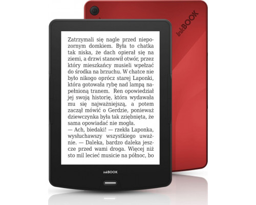 Czytnik inkBOOK Calypso Plus czerwony