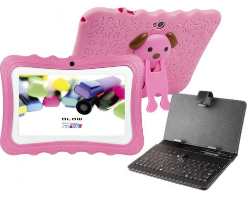 Tablet Blow KidsTAB 7 + gry + zestaw - różowy (79-006#)
