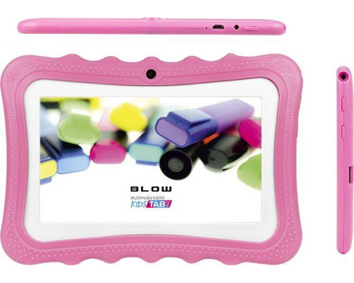 Tablet Blow KidsTAB 7 + gry + zestaw - różowy (79-006#)
