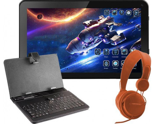 Tablet Overmax Livecore 7032 7" 8 GB czarny + słuchawki + klawiatura