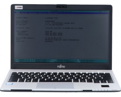 Laptop Fujitsu Fujitsu LifeBook S935 BN i5-5200U 8GB NOWY DYSK 240GB SSD 1920x1080 Klasa A- Windows 10 Home