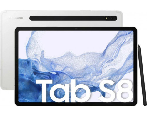 Планшет Samsung Galaxy Tab S8 11" 128 GB 5G Серебро (SM-X706BZSAEUE)