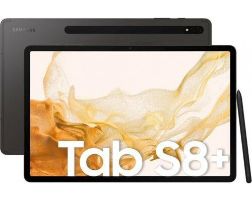 Планшет Samsung Galaxy Tab S8+ 12.4" 128 GB 5G Серый (SM-X806BZAAEUE)