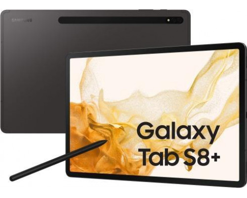 Планшет Samsung Galaxy Tab S8+ 12.4" 256 GB Серый (SM-X800NZABEUB)