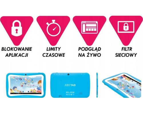 Tablet Blow Tablet Blow Kidstab Dla Dzieci 2Gb Etui Słuchawki